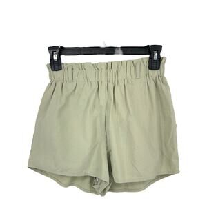 Lulu's shorts Paperbag waist light green  X-Small XS